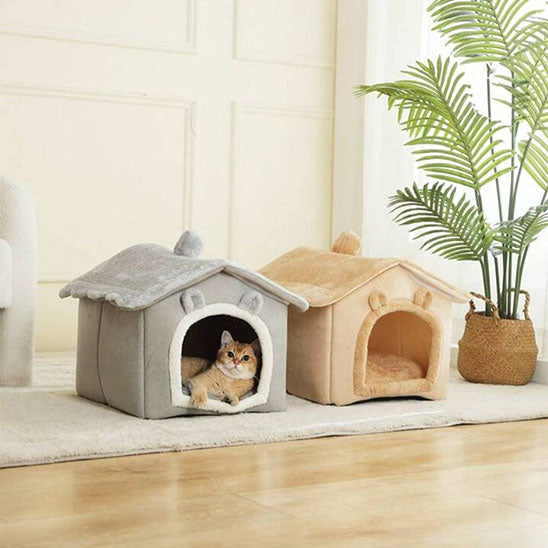 niche pour chat cote a cote