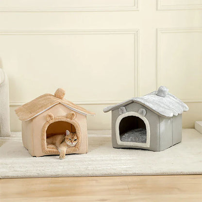 niche pour chat en deux exemplaires
